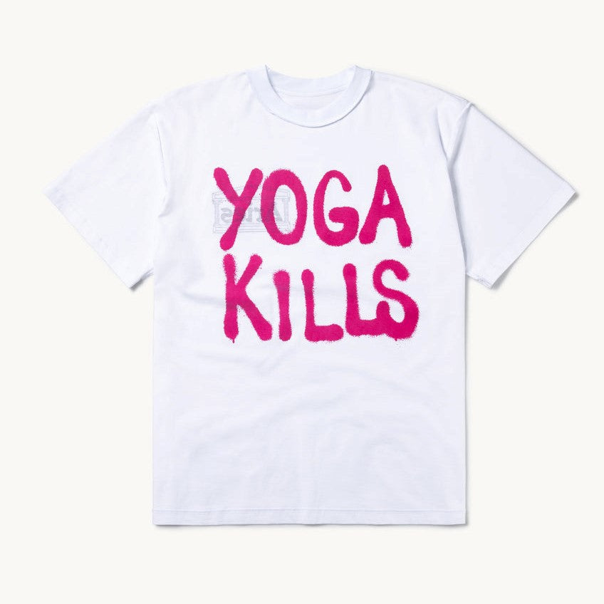 Aries Arise Yoga Kills T-Shirt - White