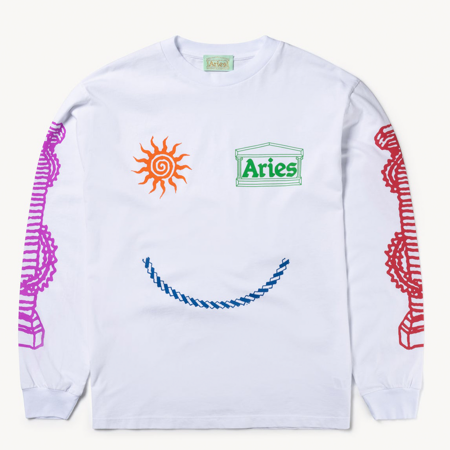 Aries Arise Happy Dude LS T-Shirt