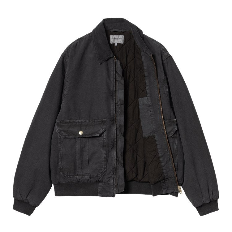 Carhartt WIP Stanton Jacket - Black Stone Dyed