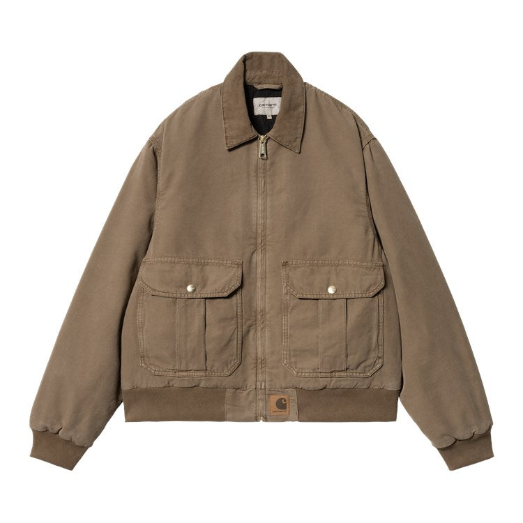 Carhartt WIP Stanton Jacket - Chocolate Stone Dyed