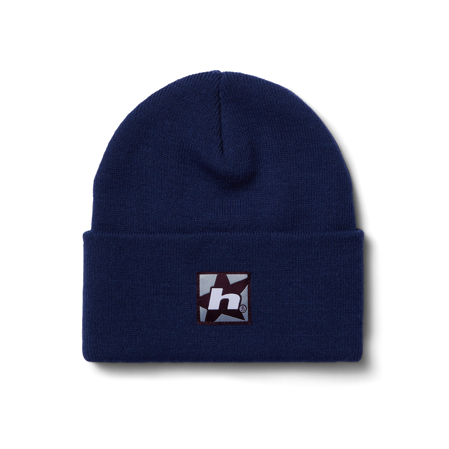 HUF Star Box Logo Beanie - Navy