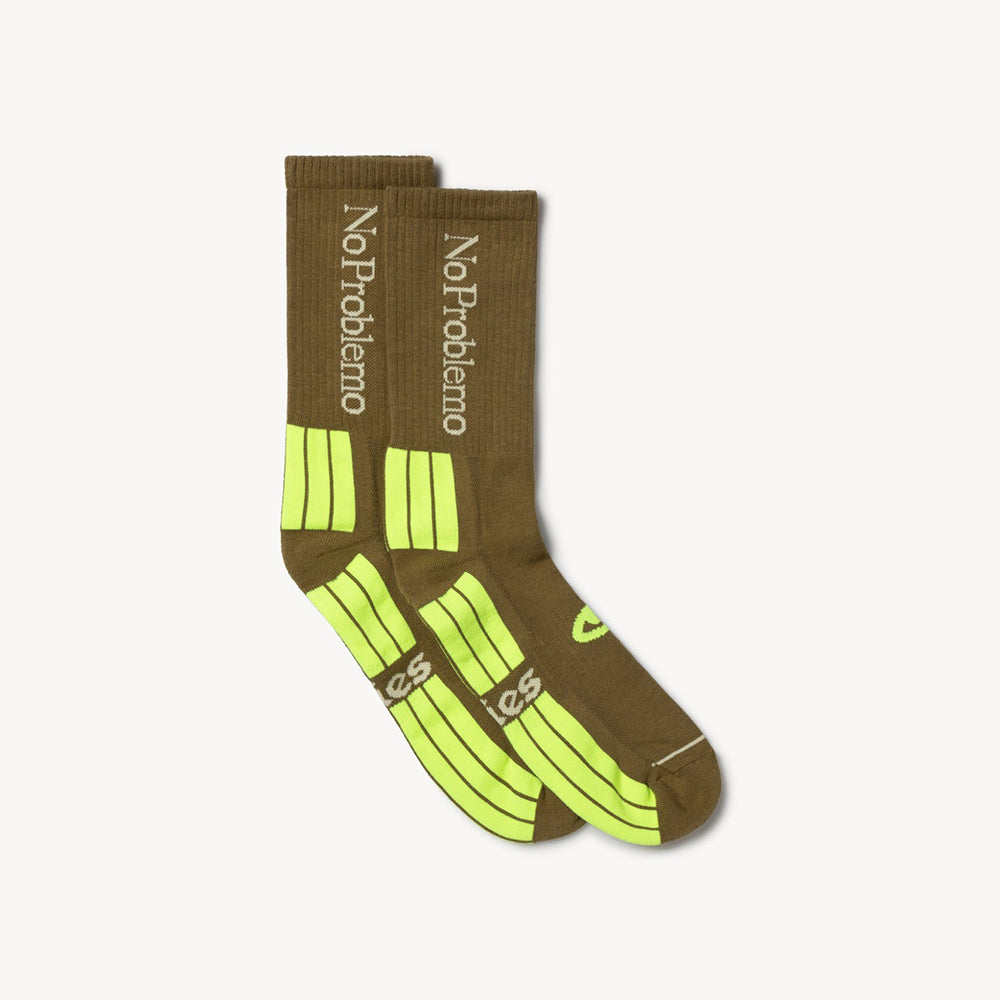 Aries Arise No Problemo Socks - Olive