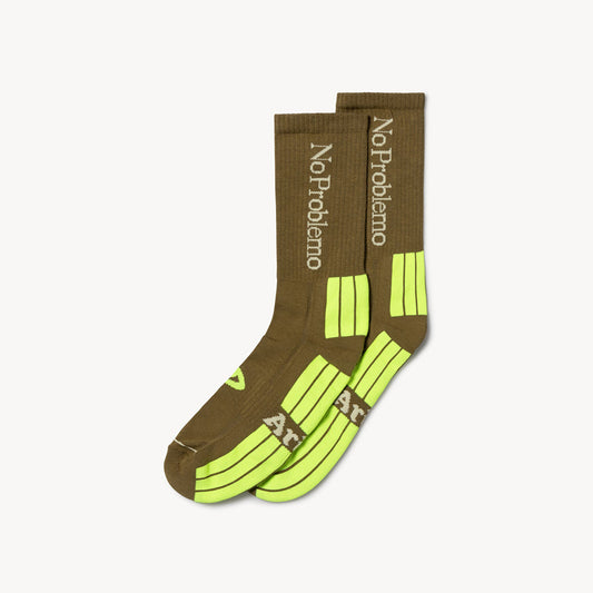 Aries Arise No Problemo Socks - Olive