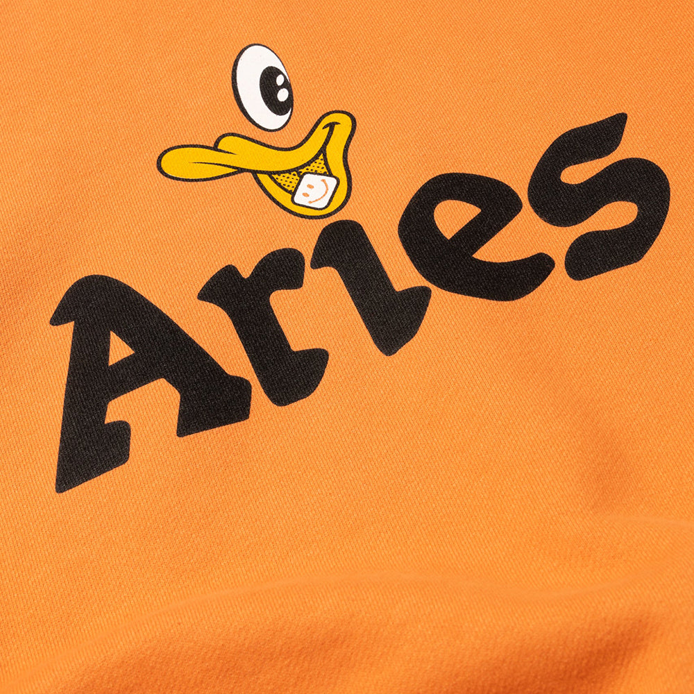 Aries Arise Aye Duck Sweatshirt - Coral