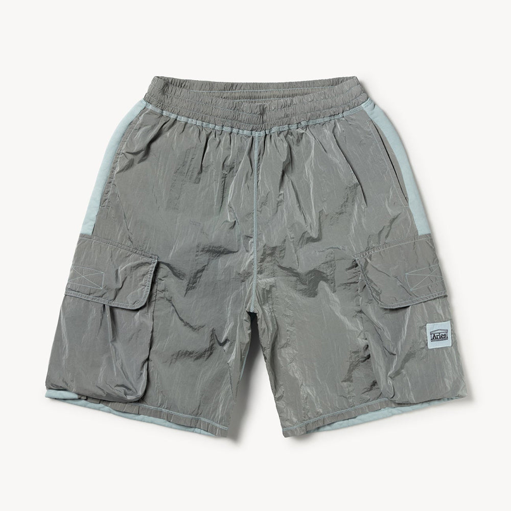 Aries Arise Nylon Hybrid Sweatshort - Grey Blue