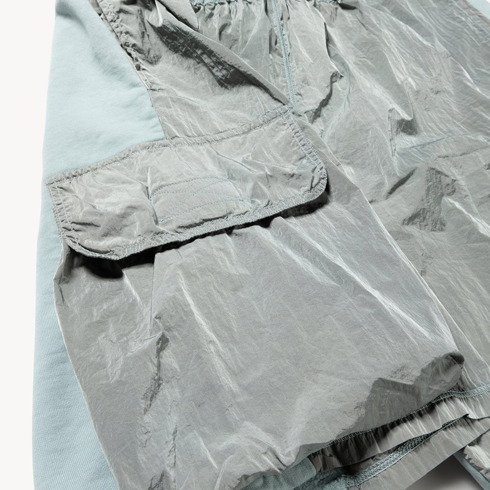 Aries Arise Nylon Hybrid Sweatshort - Grey Blue