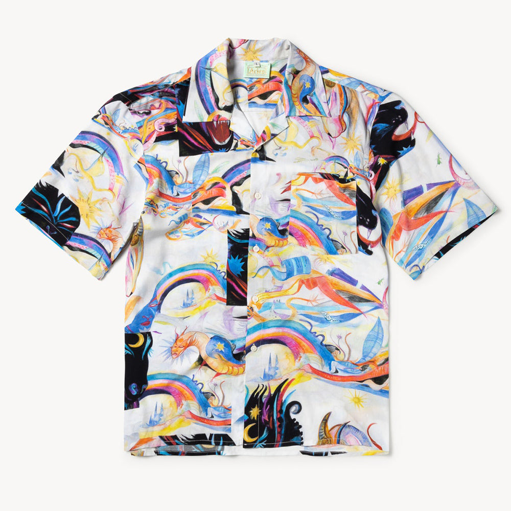 Aries Arise Panthera Hawaiian Shirt - Multi