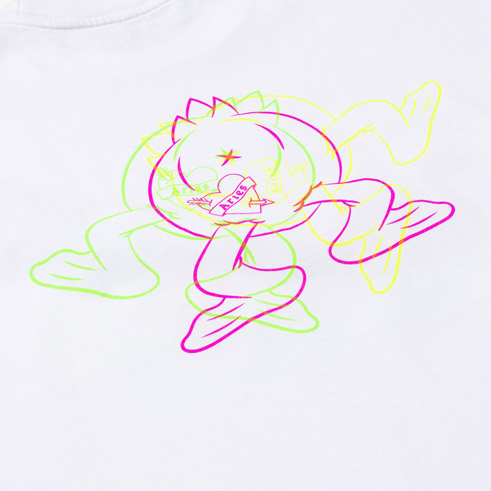 Aries Arise Trippy Aye Duck T-Shirt - White