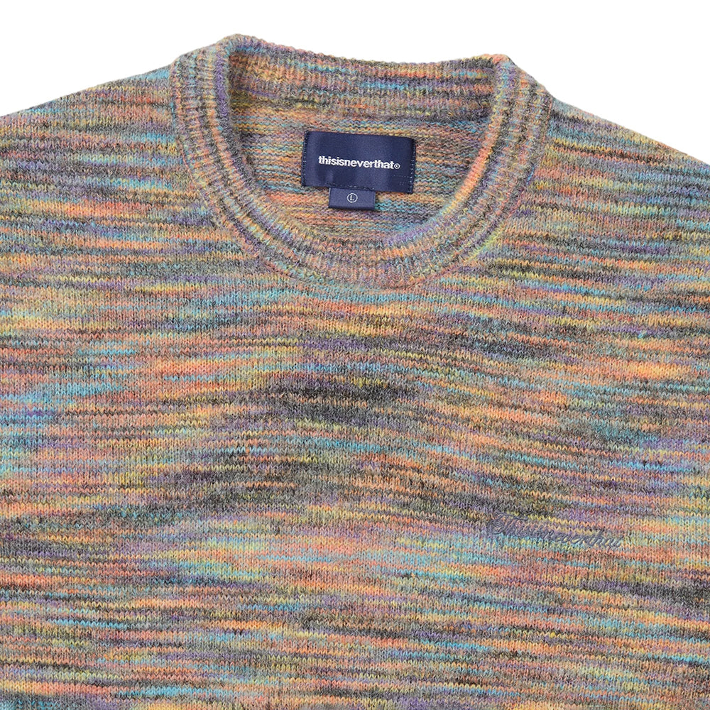 This Is Never That Static Knit Sweater - Rainbow