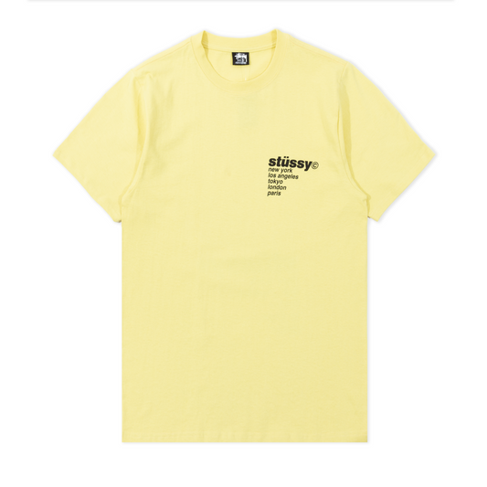 Stüssy Strawberry T-Shirt - Yellow