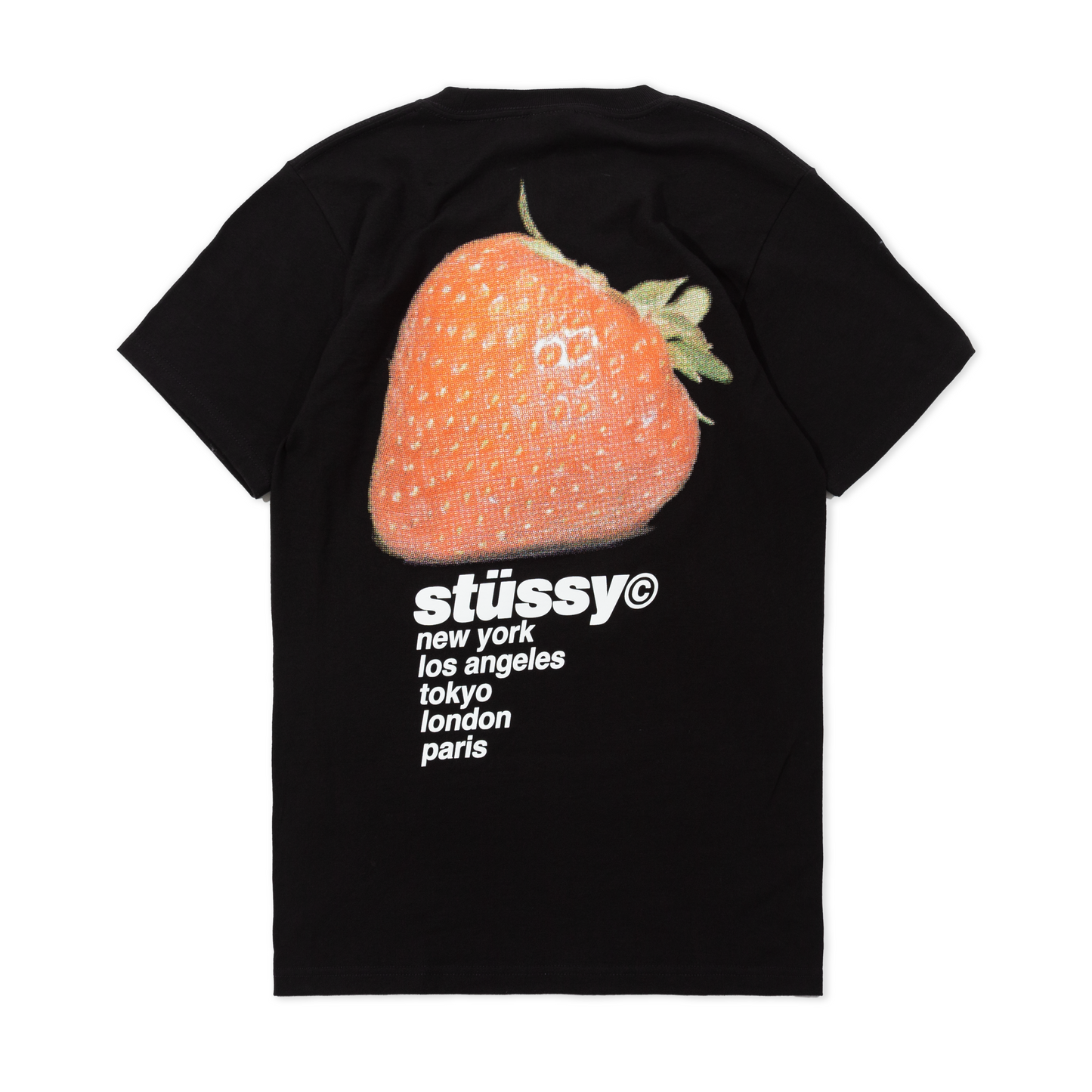 Stüssy Strawberry T-Shirt - Black