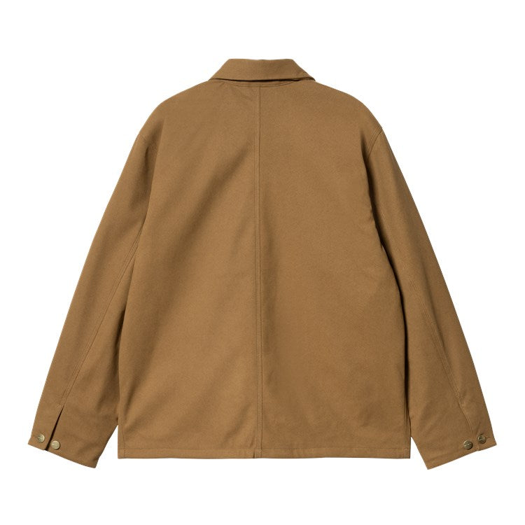 Carhartt WIP Suede Michigan Coat - Hamilton Brown