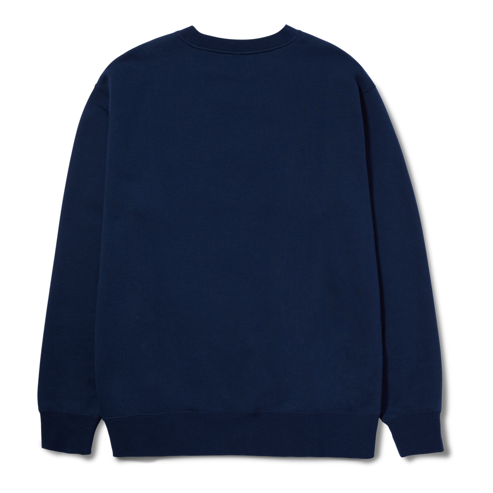HUF Sun Guy Crewneck - Navy