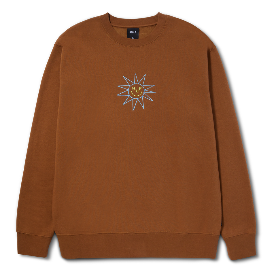 HUF Sun Guy Crewneck - Rubber