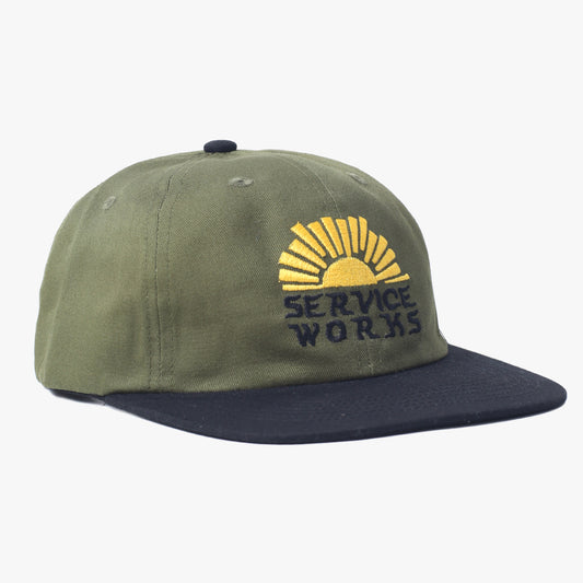 Service Works Sunny Side Up Cap - Olive Black