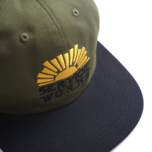 Service Works Sunny Side Up Cap - Olive Black