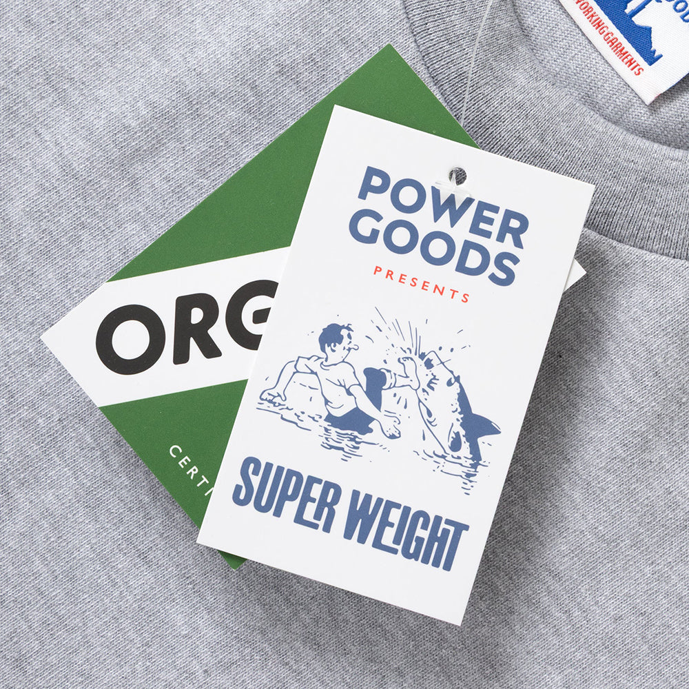 Power Goods Super Weight Tee - Heather Grey