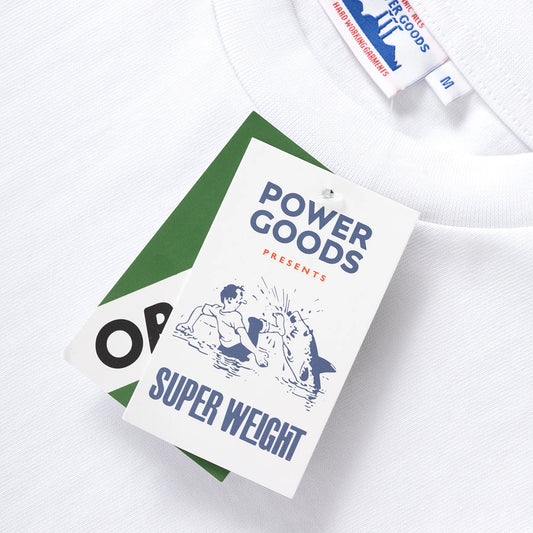 Power Goods Super Weight Tee - White