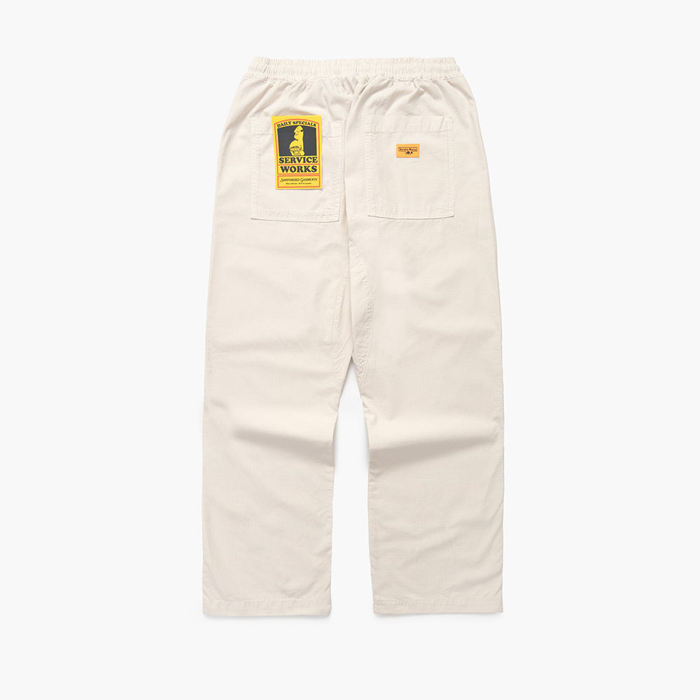Service Works Ripstop Chef Pant - Bone