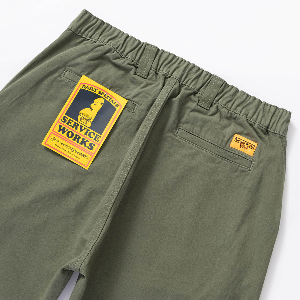 Service Works Drill Waiter Pant - Olive