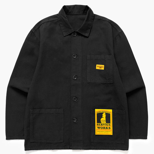 Service Works Canvas Chore Shirt - Black