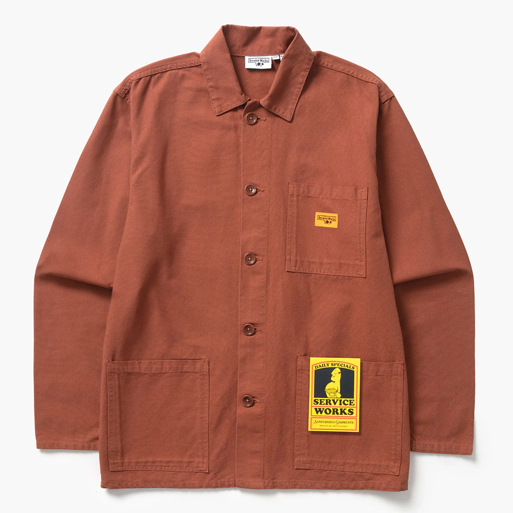 Service Works Canvas Chore Shirt - Copper
