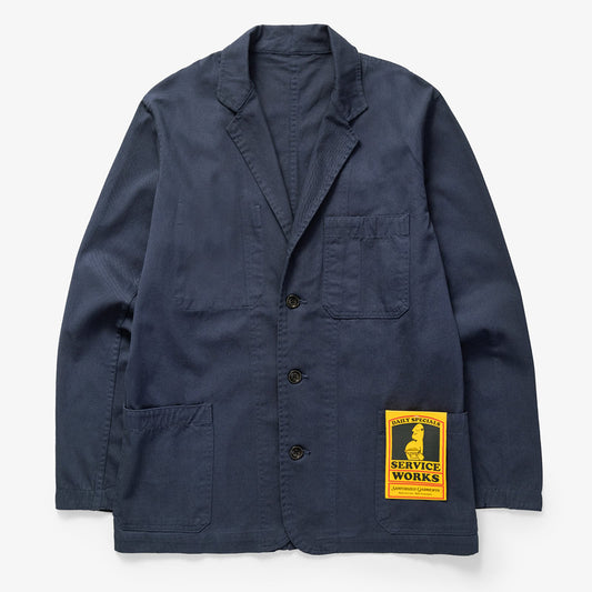 Service Works Drill Server Suit Jacket - Navy