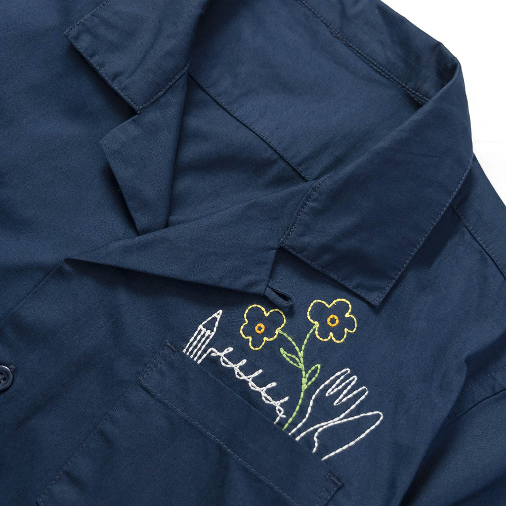 Service Works Light Twill Necessities S/S Shirt - Navy