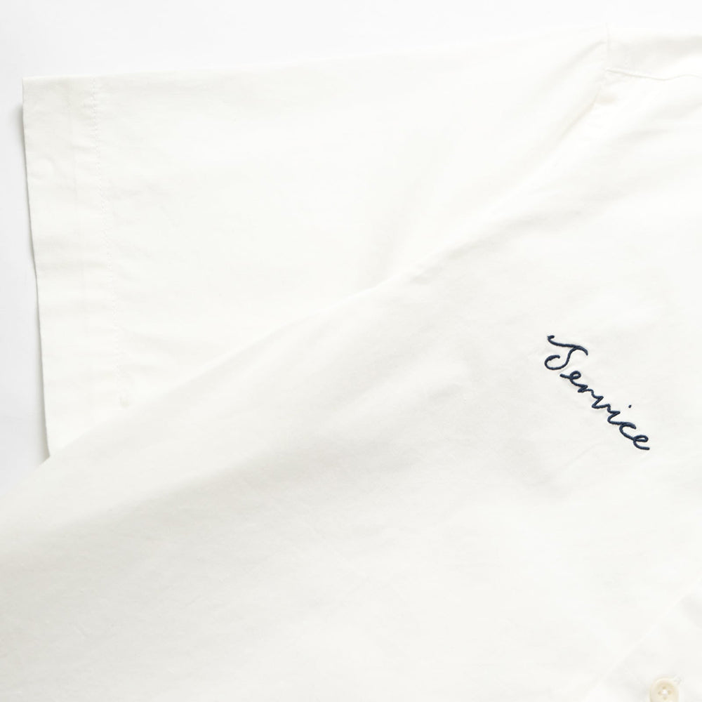 Service Works Light Twill Necessities S/S Shirt - Off White