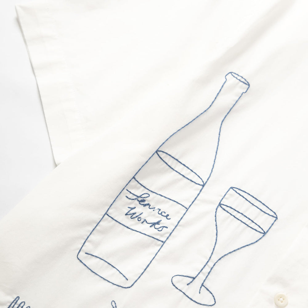 Service Works Light Twill Picnic S/S Shirt - Off White