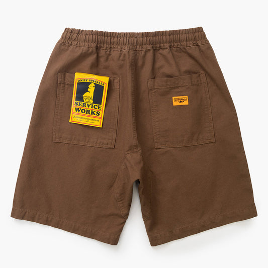 Service Works Canvas Chef Shorts - Bark