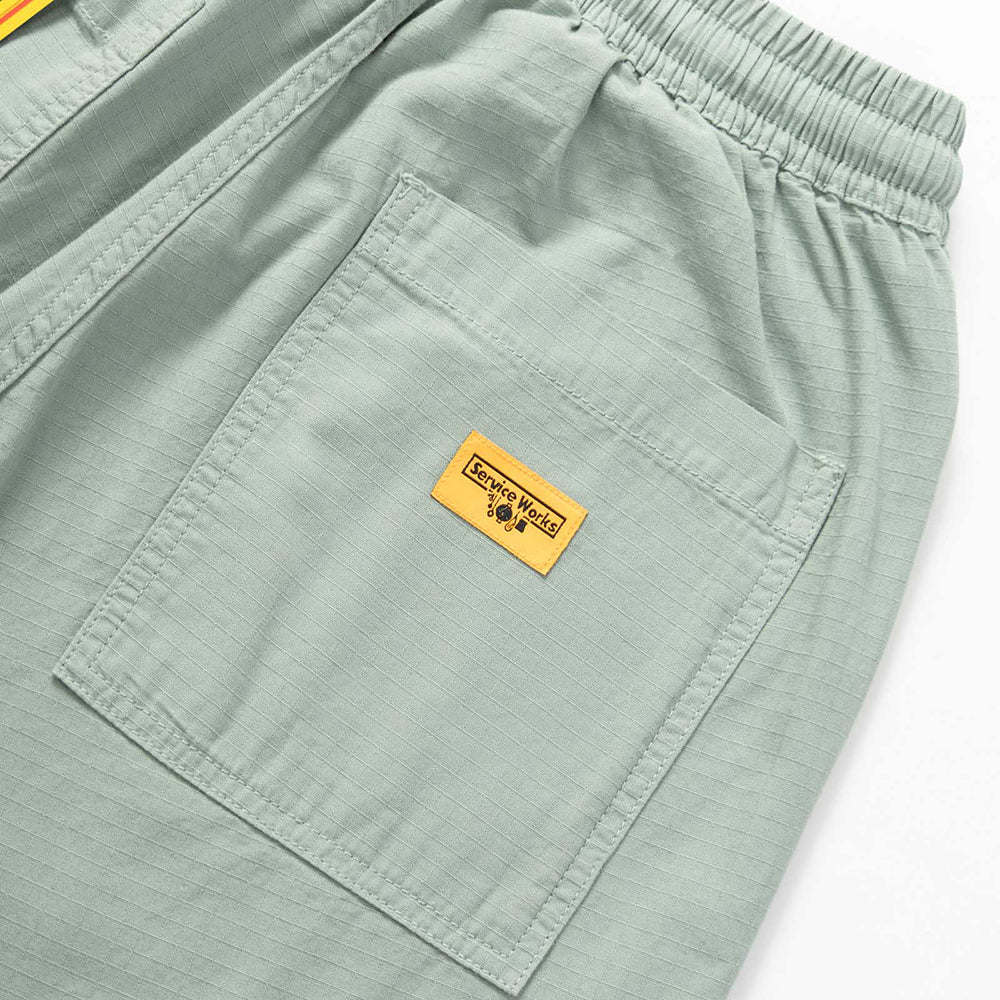 Service Works Ripstop Chef Shorts - Sage