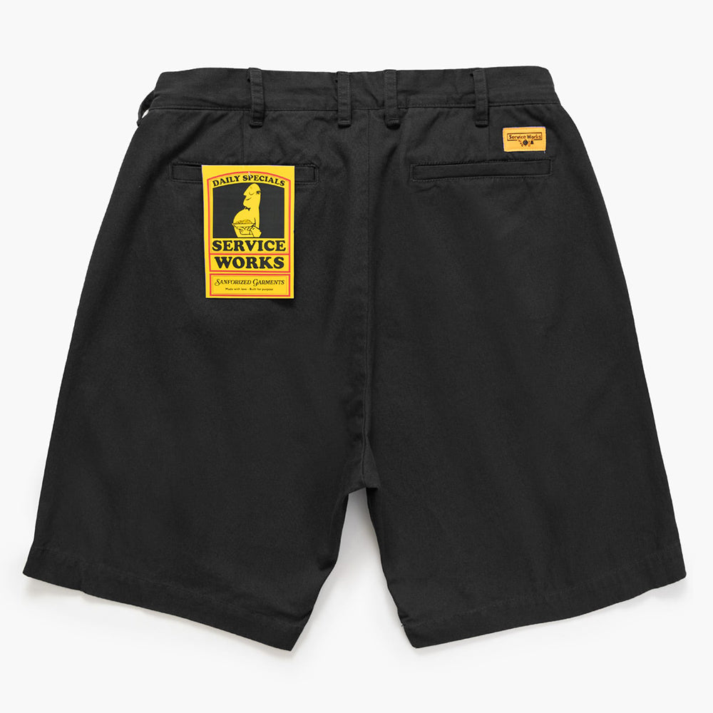 Service Works Drill Part Timer Short - Black