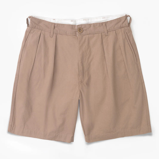Service Works Twill Part Timer Shorts - Mushroom