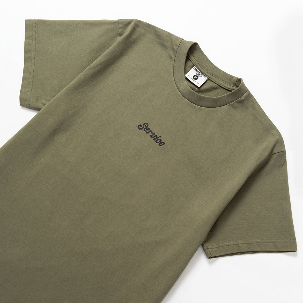 Service Works Service Logo Tee - Olive