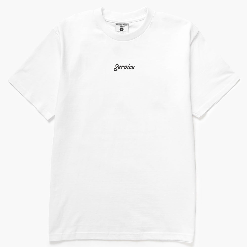 Service Works Service Logo Tee - White