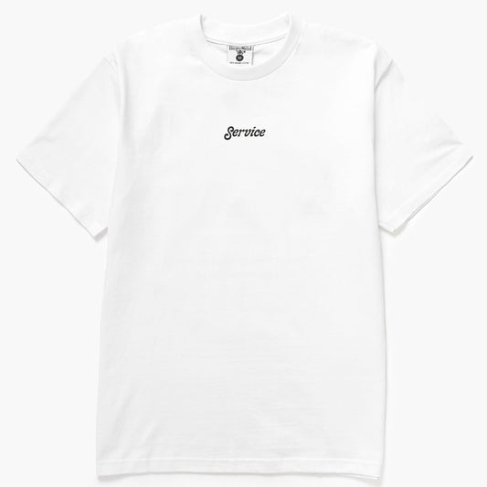 Service Works Service Logo Tee - White