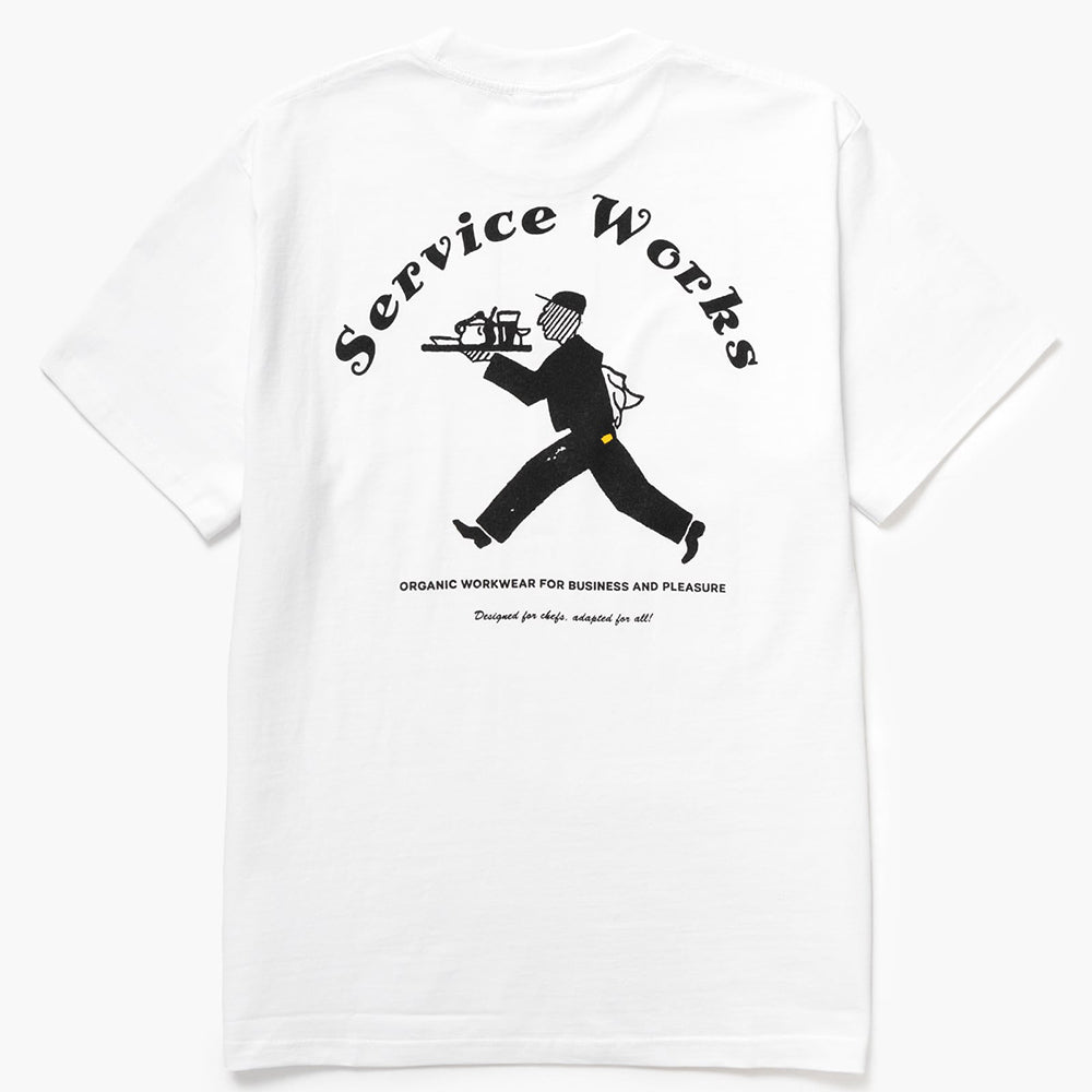 Service Works Waiter Tee - White