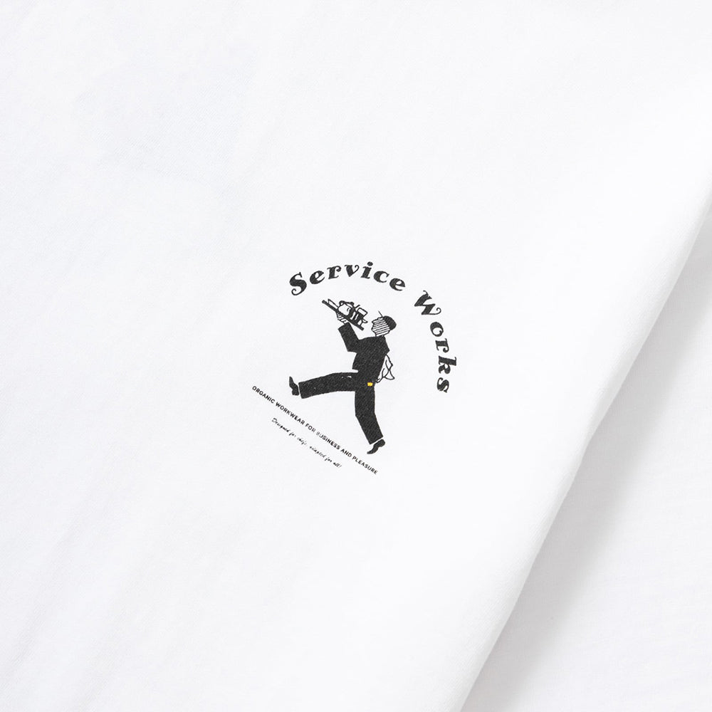 Service Works Waiter Tee - White