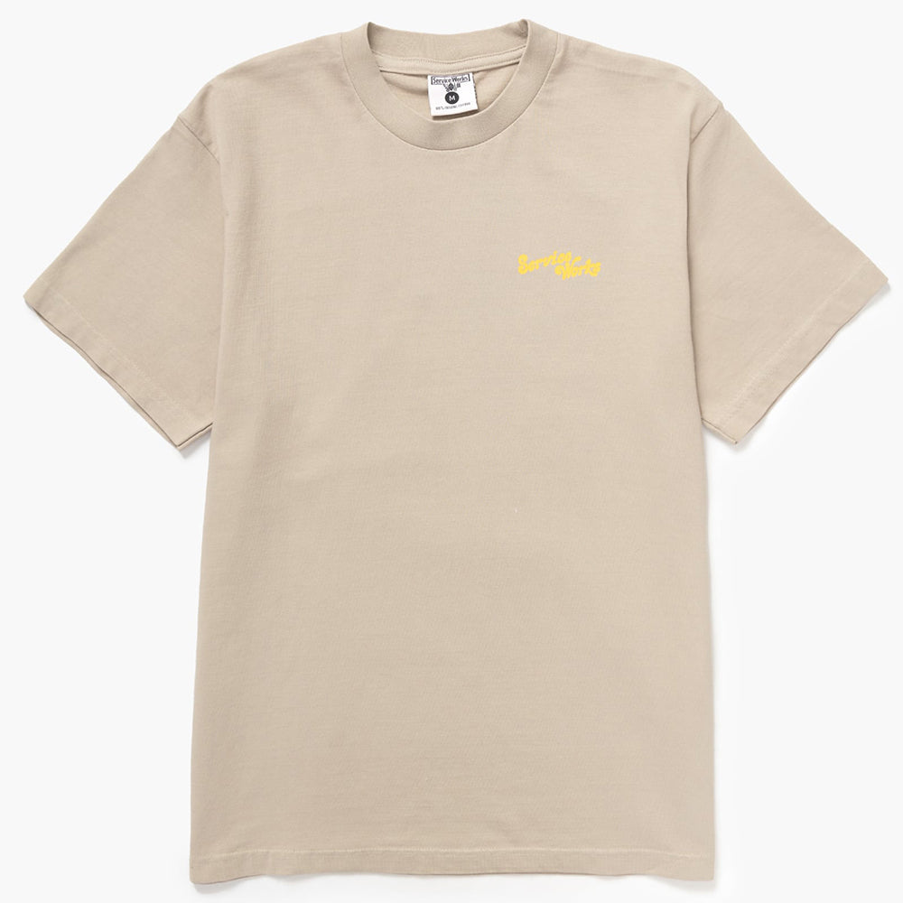 Service Works Work + Pleasure Tee - Stone