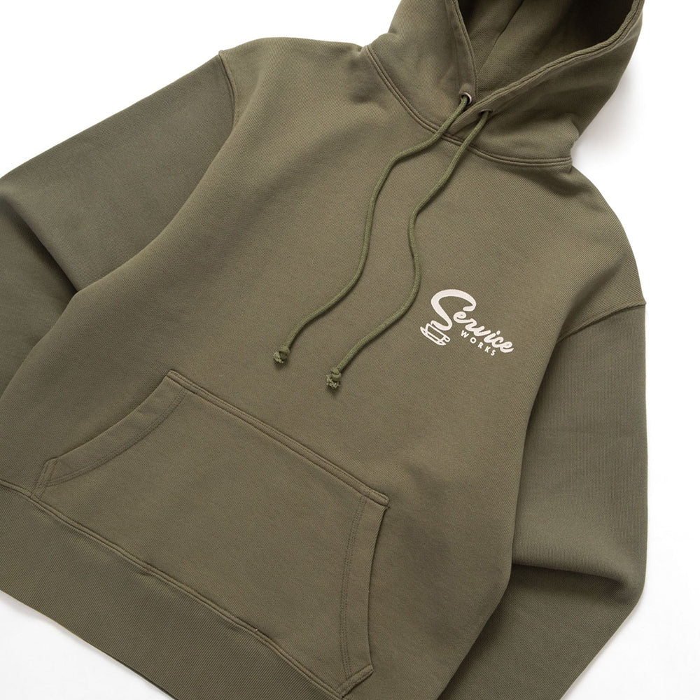 Service Works Espresso Hoodie - Olive