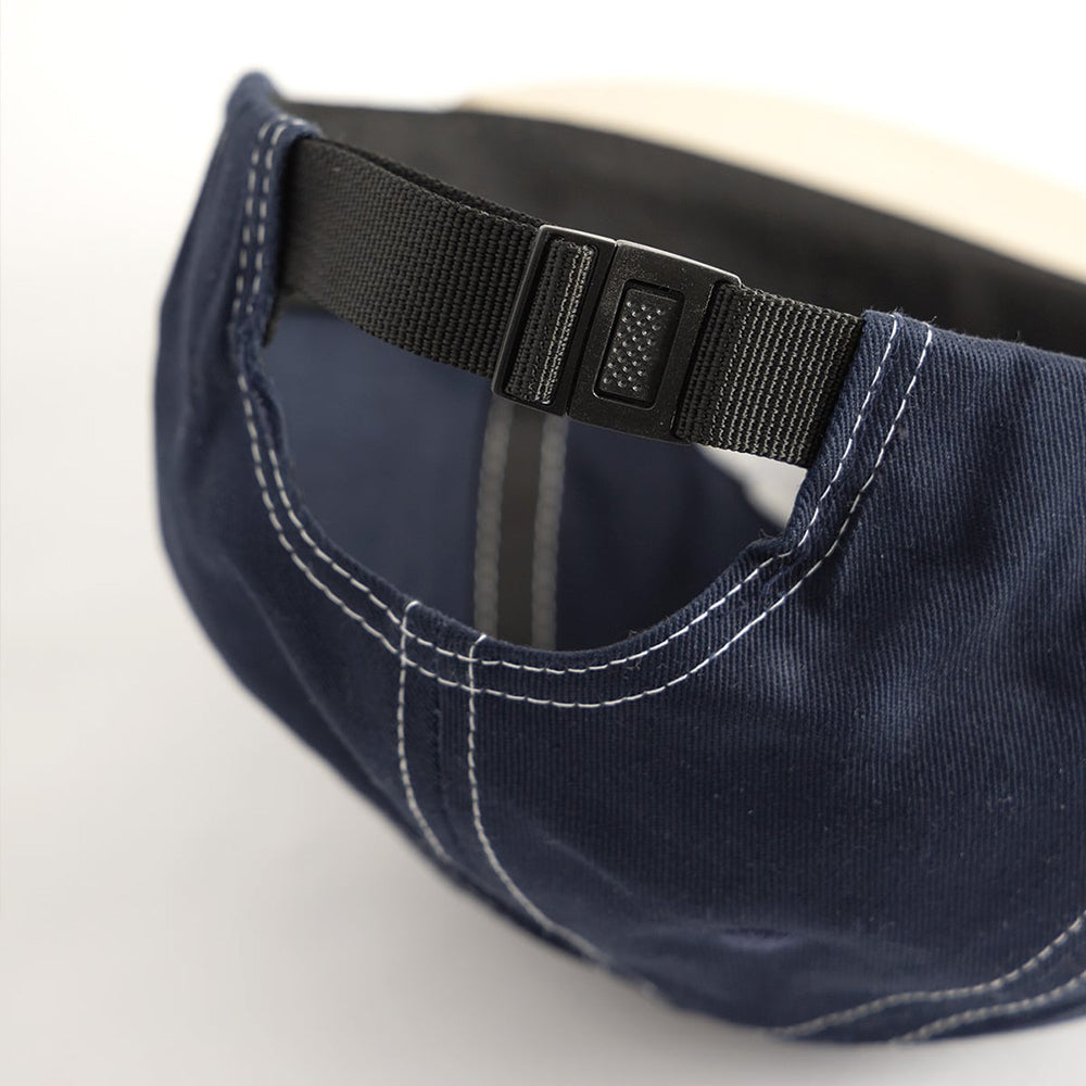 Service Works Arch Logo Contrast Stitch Cap - Navy Khaki
