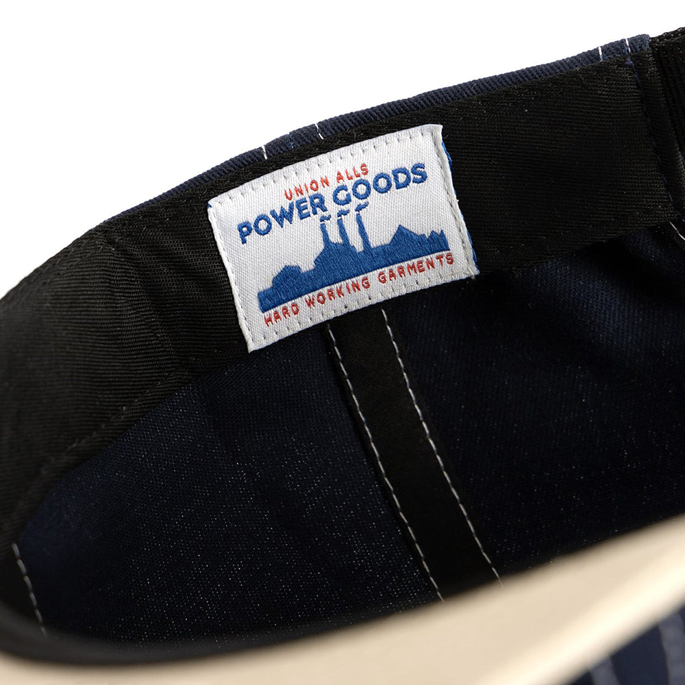 Service Works Arch Logo Contrast Stitch Cap - Navy Khaki