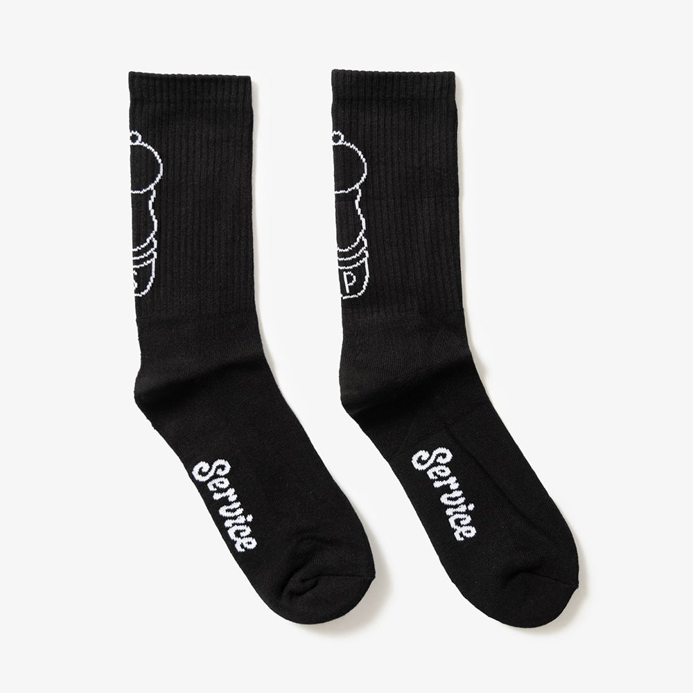 Service Works Salt + Pepper Socks