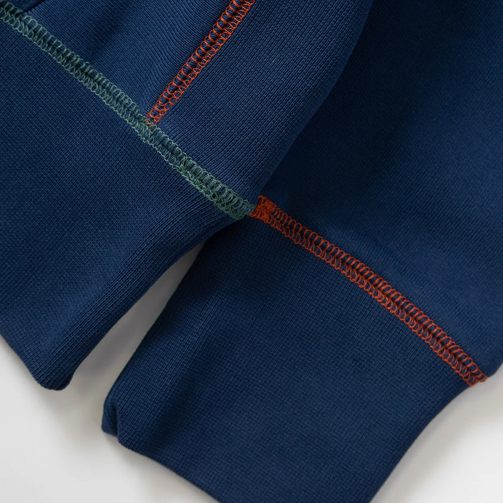 Service Works Contrast Stitch Hoodie - Navy
