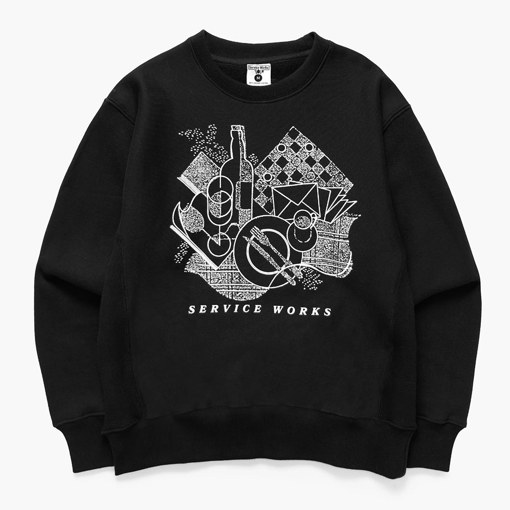 Service Works Frequent Flyer Crew - Black