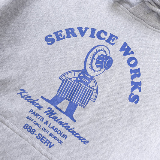 Service Works Maintenance Hoodie - Heather Grey