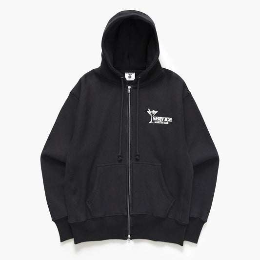 Service Works Martini Zipper Hoodie - Black