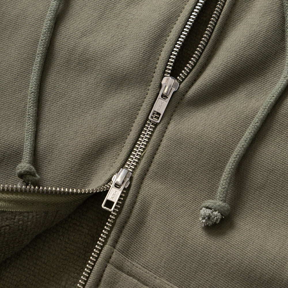 Service Works Martini Zipper Hoodie - Olive