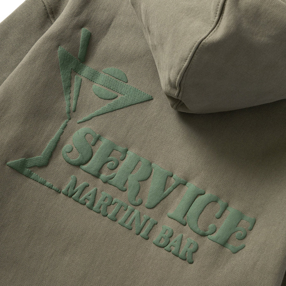 Service Works Martini Zipper Hoodie - Olive